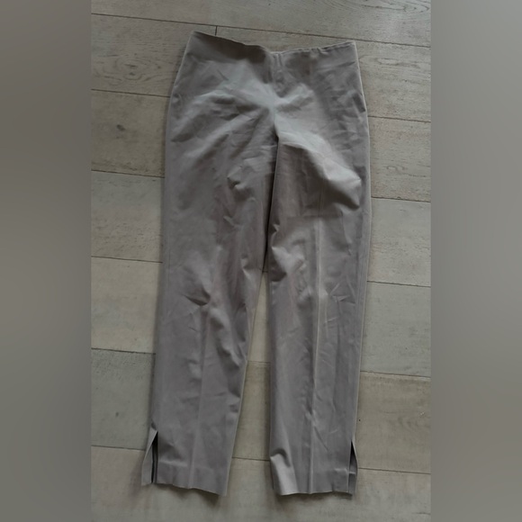 Brunello Cucinelli Tan Beige Nude Chino slit ankle Leg Trouser Pants US Size 8 - Picture 4 of 9